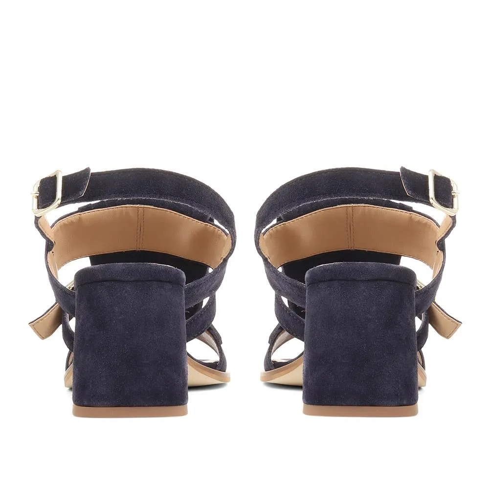 Kamila Block Heels - KAMILA / 323 634 - Navy sold by Jones Bootmaker product image thumbnail 3