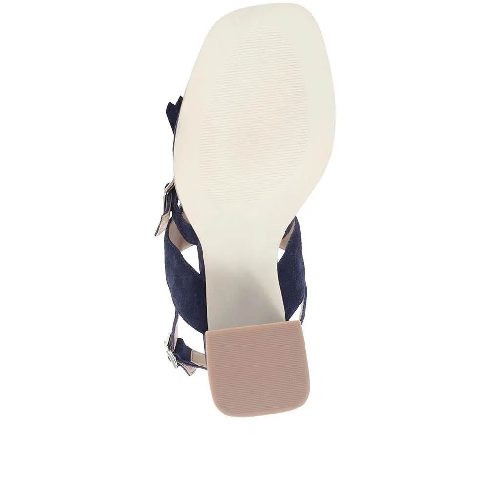 Kamila Block Heels - KAMILA / 323 634 - Navy sold by Jones Bootmaker product image thumbnail 4