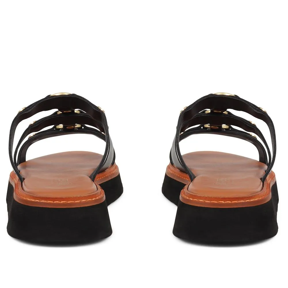 Harlee Leather Mules - HARLEE / 325 355 - Black sold by Jones Bootmaker product image thumbnail 2