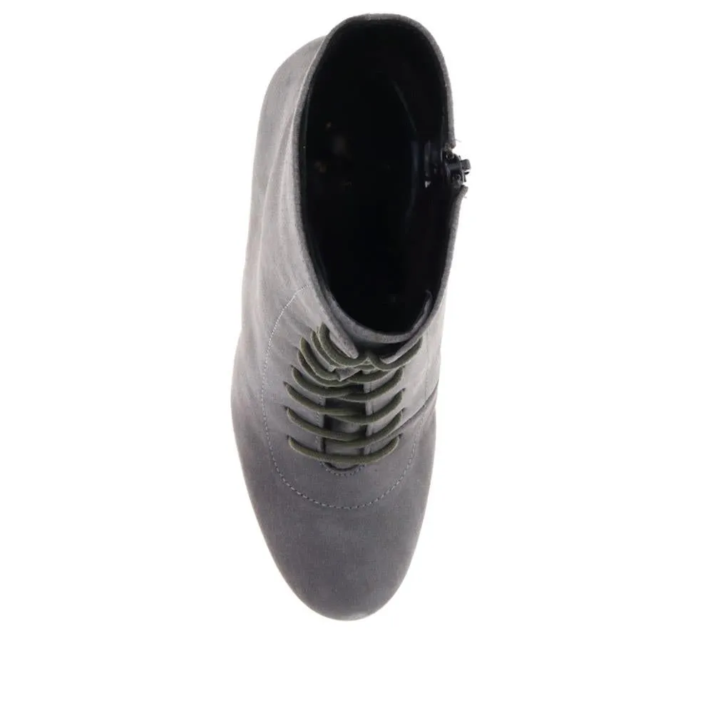 Lorah Leather Lace-Up Boots - LORAH / 324 248 - Grey sold by Jones Bootmaker product image thumbnail 4