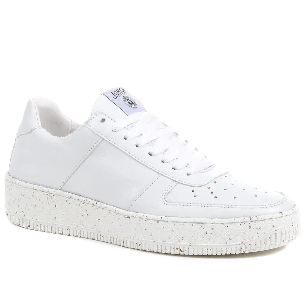 Tabbee Apple Leather Trainers - TABBEE / 323 517 - White sold by Jones Bootmaker product image thumbnail 2