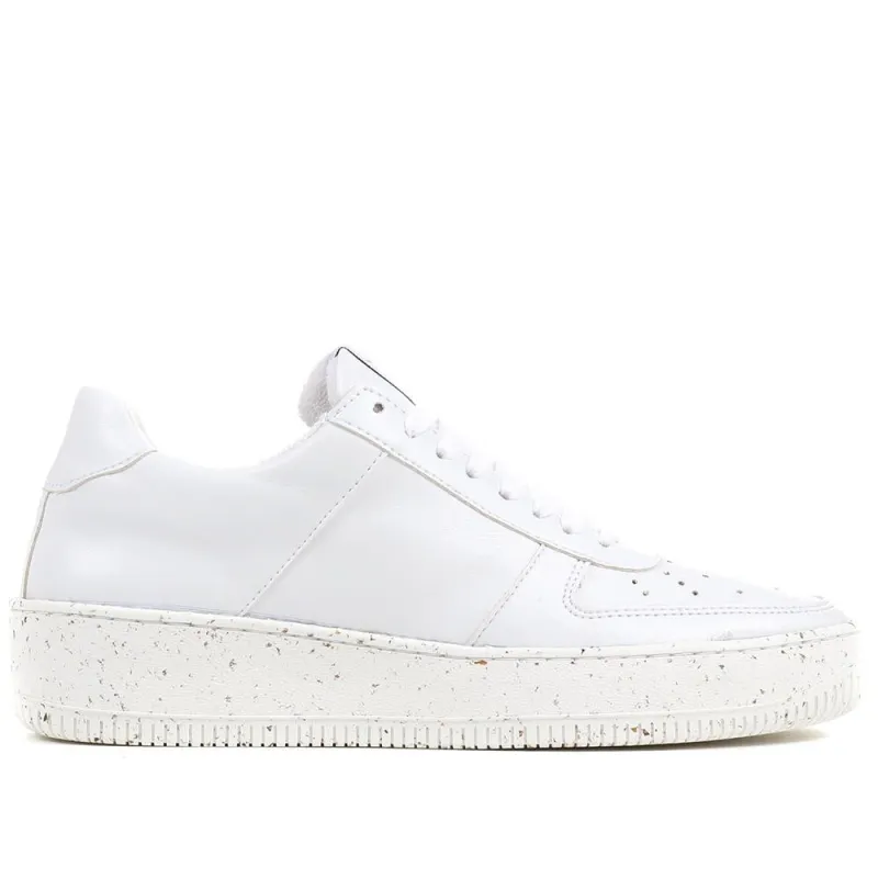 Tabbee Apple Leather Trainers - TABBEE / 323 517 - White sold by Jones Bootmaker