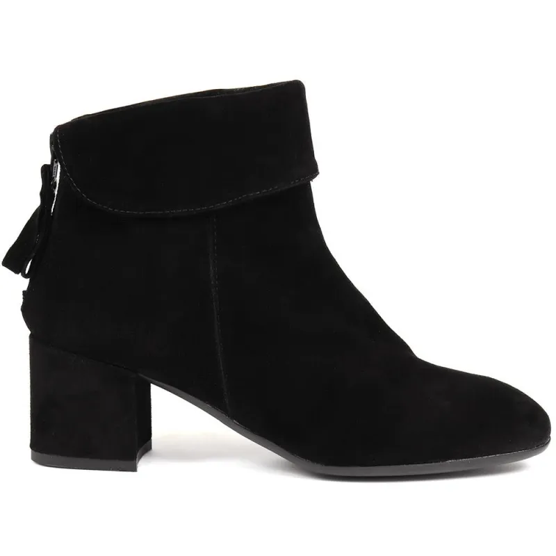 Lylah Heeled Ankle Boots - LYLAH / 322 544 - Black sold by Jones Bootmaker