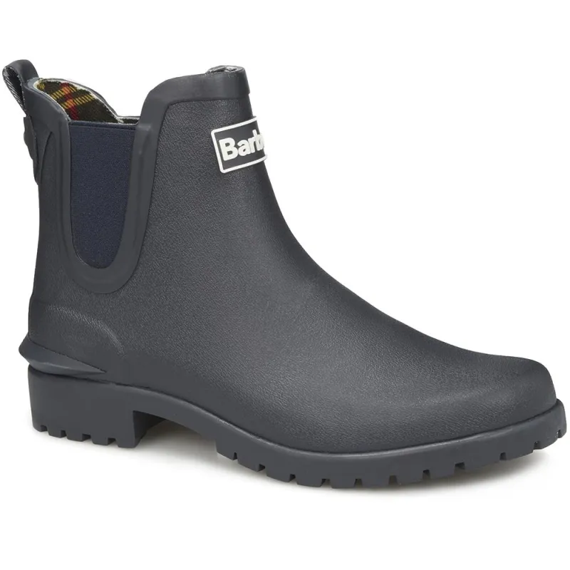 Wilton Wellie Ankle Boots - BARBR28514 / 313 961 - Navy sold by Jones Bootmaker