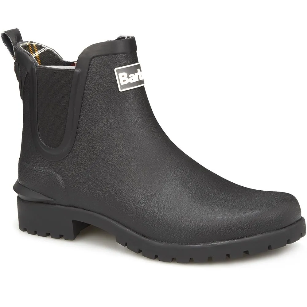 Wilton Wellie Ankle Boots - BARBR28514 / 313 961 - Black sold by Jones Bootmaker