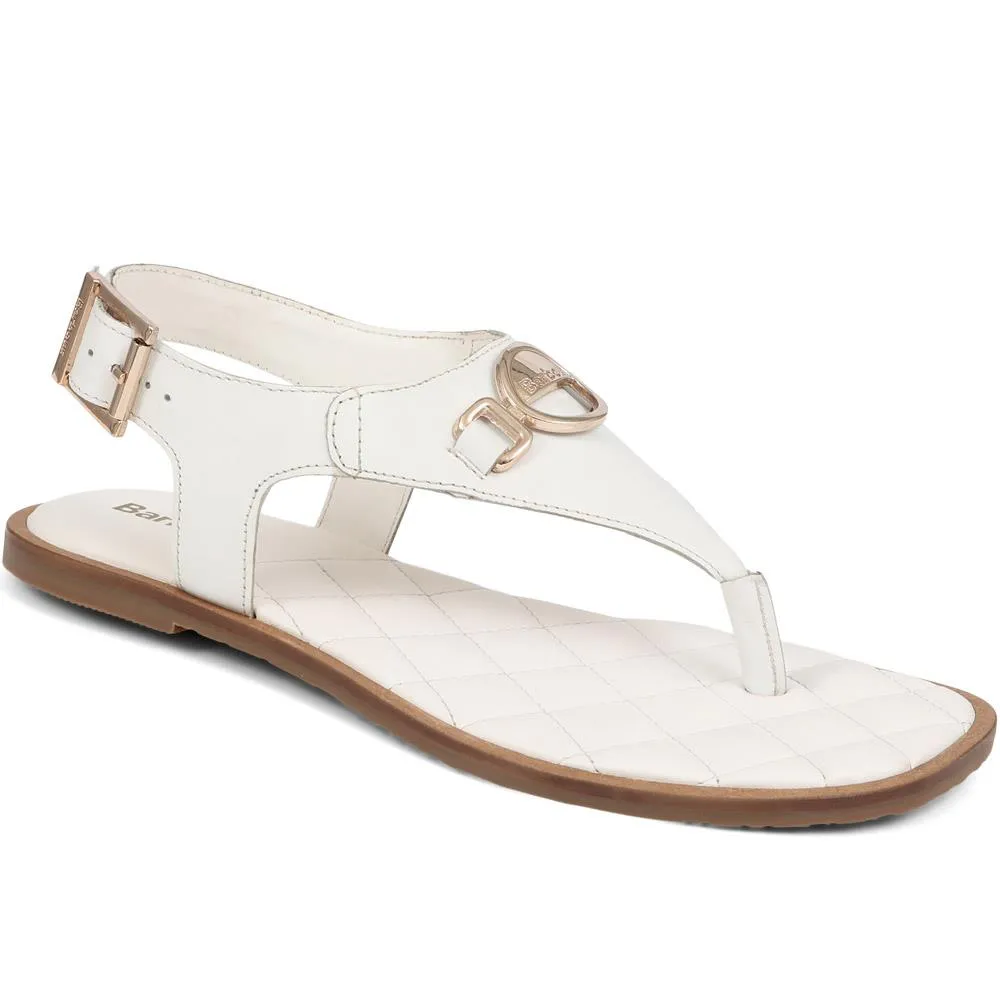 Vivienne Embellished Leather Sandals - BARBR39506 / 324 825 - White sold by Jones Bootmaker product image thumbnail 2