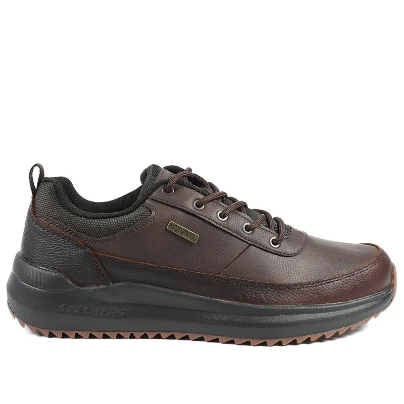 Skechers Parnell Tex Waterproof Lace Up Shoes - SKE42523 / 328 348 - Brown made by Skechers