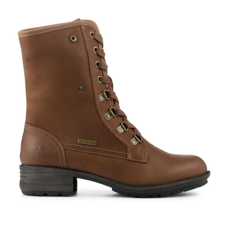 Josef Seibel Susie 04 Leather Boots - JOSEF42506 / 328 347 - Tan made by Jones Bootmaker
