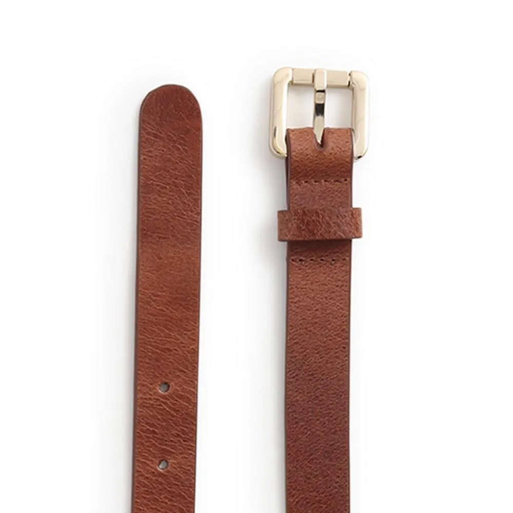 Leather Belt - ONORA / 324 594 - Tan sold by Jones Bootmaker