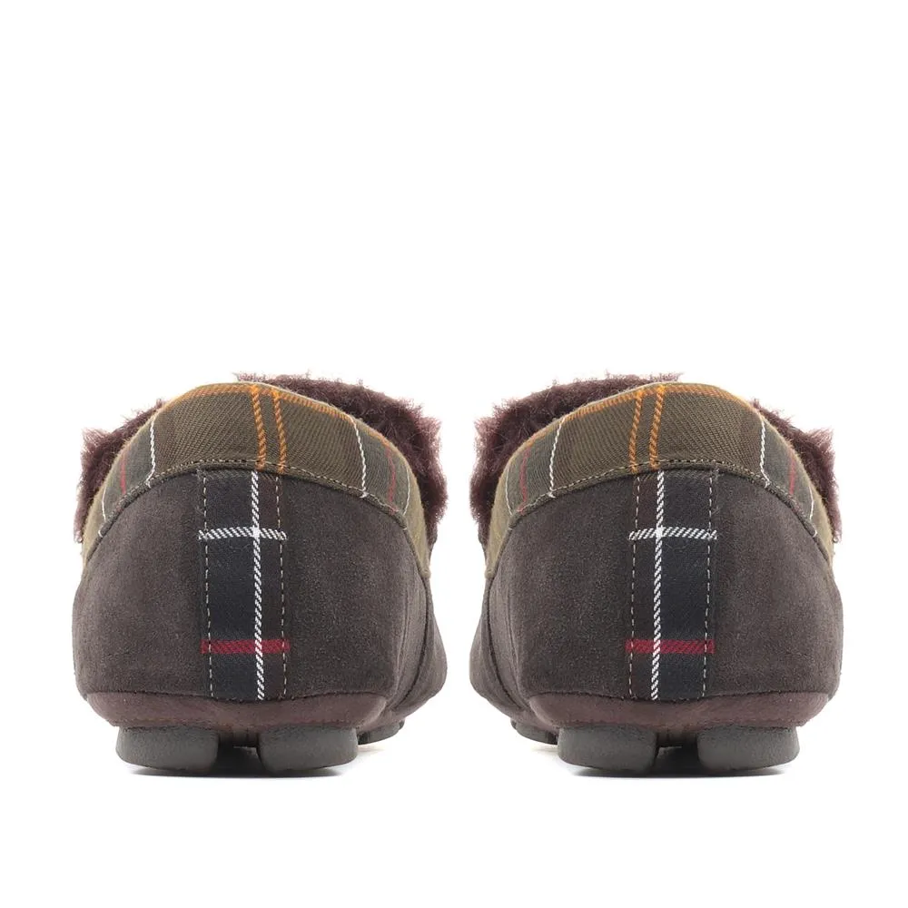 Monty House Slippers - BARBR28506 / 313 954 - Chocolate sold by Jones Bootmaker product image thumbnail 3