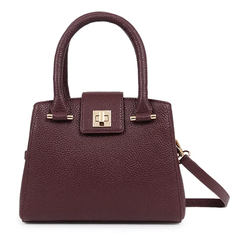 Whimsy Leather Top Handle Bag - WHIMSY / 323 891 - Burgundy sold by Jones Bootmaker