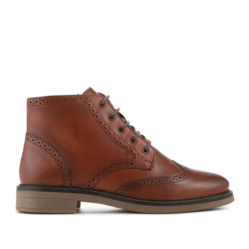 Novi2 Leather Ankle Boots - NOVI2 / 328 165 - Cognac sold by Jones Bootmaker
