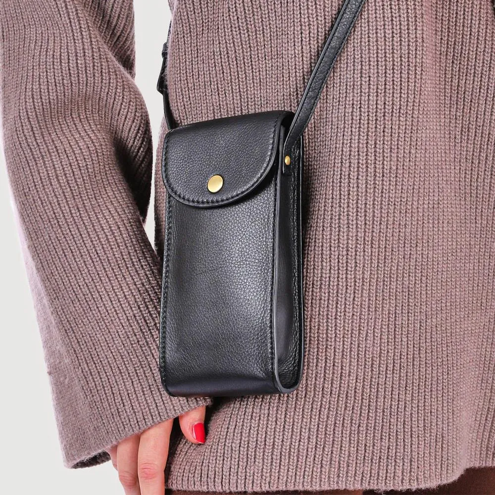 Vix Leather Crossbody Phone Bag - VIX / 328 536 - Black sold by Jones Bootmaker product image thumbnail 4