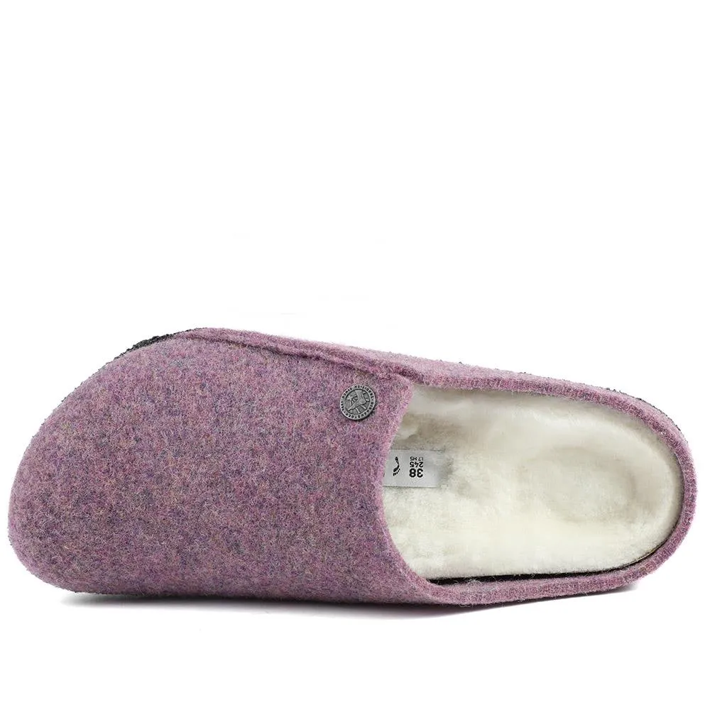 Birkenstock Zermatt Shearling Slippers - BIRK42501 / 328 153 - Mauve sold by Jones Bootmaker product image thumbnail 4