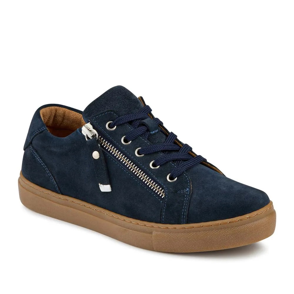Padova2 Leather Lace-Up Trainers - PADOVA2 / 324 917 - Navy Suede sold by Jones Bootmaker product image thumbnail 2