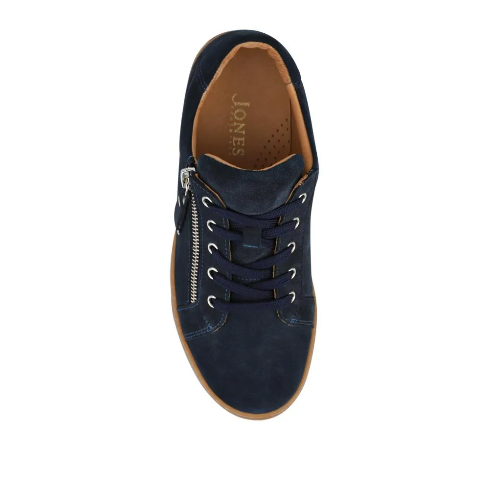 Padova2 Leather Lace-Up Trainers - PADOVA2 / 324 917 - Navy Suede sold by Jones Bootmaker product image thumbnail 4