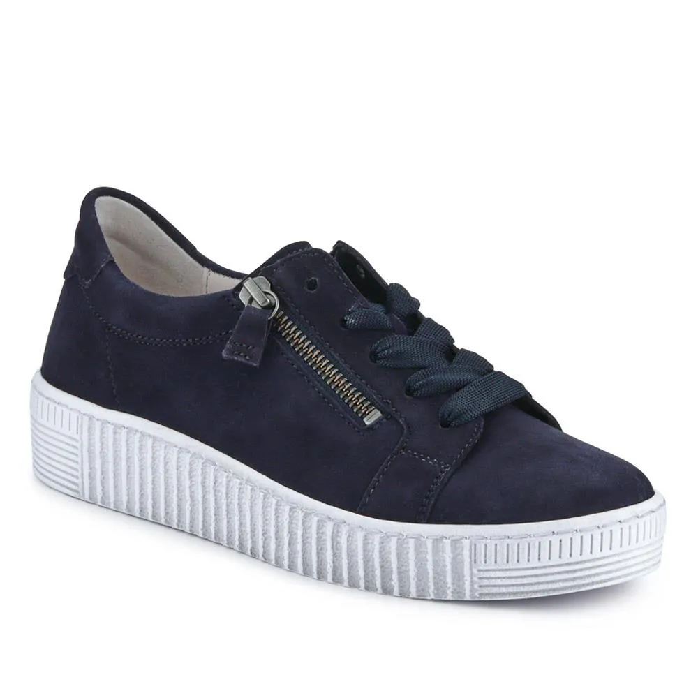 Wisdom Dual Zip Flatform Trainers - GAB31501 / 317 499 - Navy sold by Jones Bootmaker product image thumbnail 2