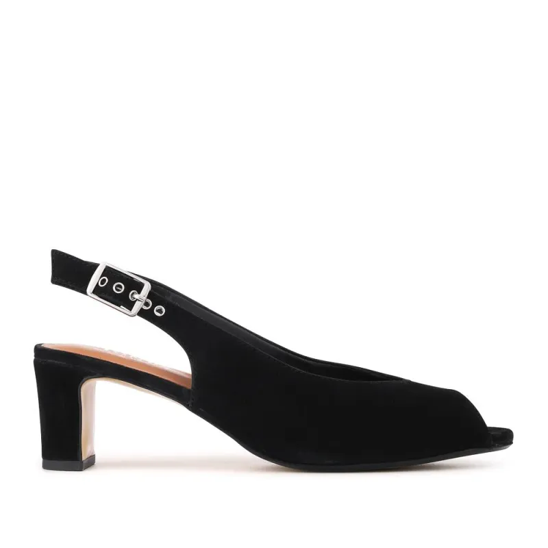 Xiomara Leather Slingback Court Shoes - XIOMARA / 327 552 sold by Jones Bootmaker