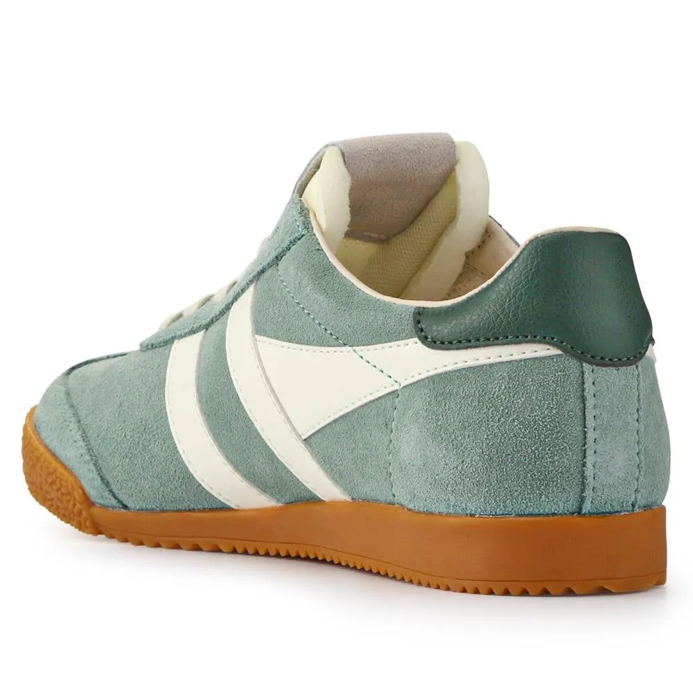 Elan Leather Trainers - JAC41505 / 326 755 - Green-White sold by Jones Bootmaker product image thumbnail 3