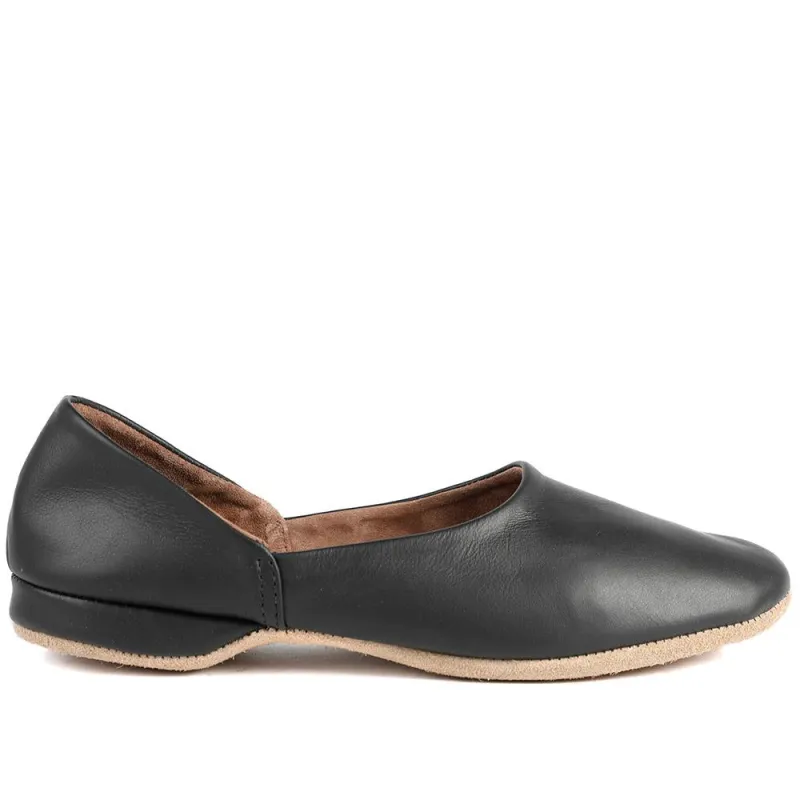 Draper Charles All Leather Slippers - DRAPR42501 / 328 453 - Black sold by Jones Bootmaker