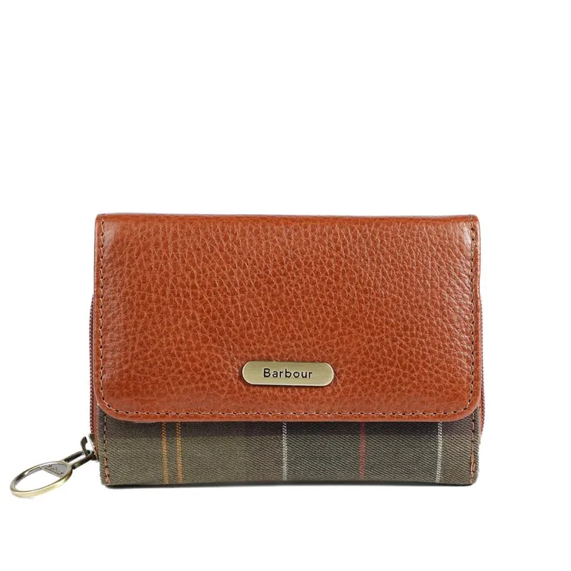 Barbour Rosa Leather French Purse - BARBR42040 / 328 032 - Brown Multi sold by Jones Bootmaker