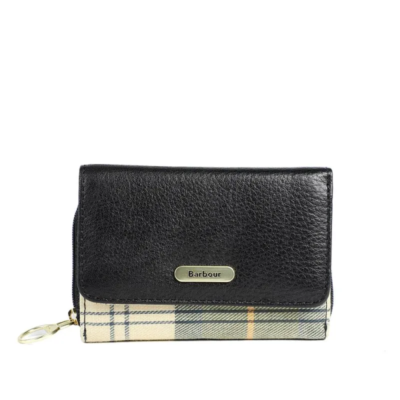 Barbour Rosa Leather French Purse - BARBR42040 / 328 032 - Black sold by Jones Bootmaker
