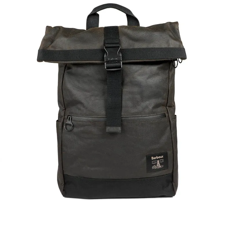 Barbour Field Wax Foldable Backpack - BARBR42035 / 328 588 - Olive Multi sold by Jones Bootmaker