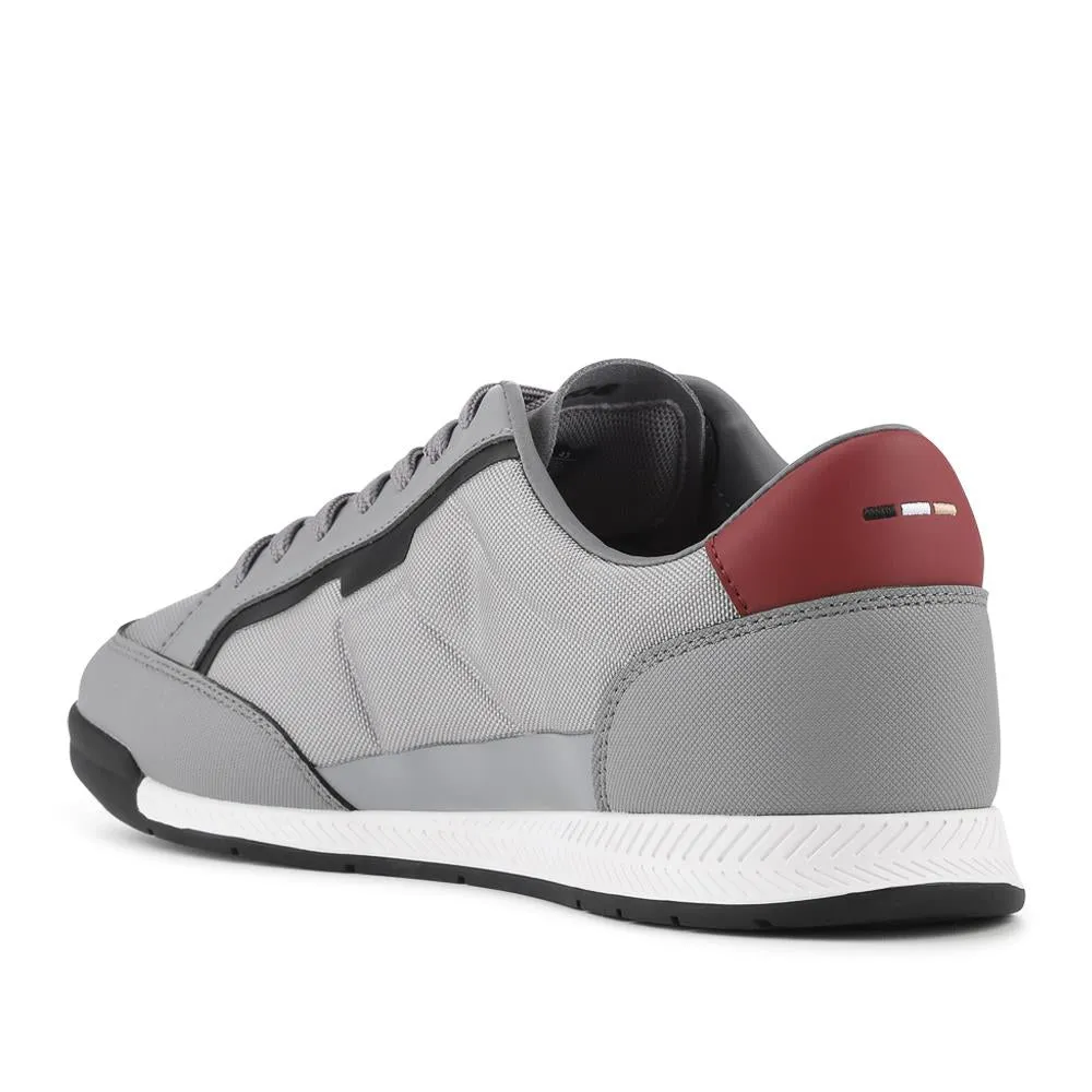 Hugo Boss Mixed-Material Lace Up Trainers - HUGO42502 / 327 808 - Grey sold by Jones Bootmaker product image thumbnail 3