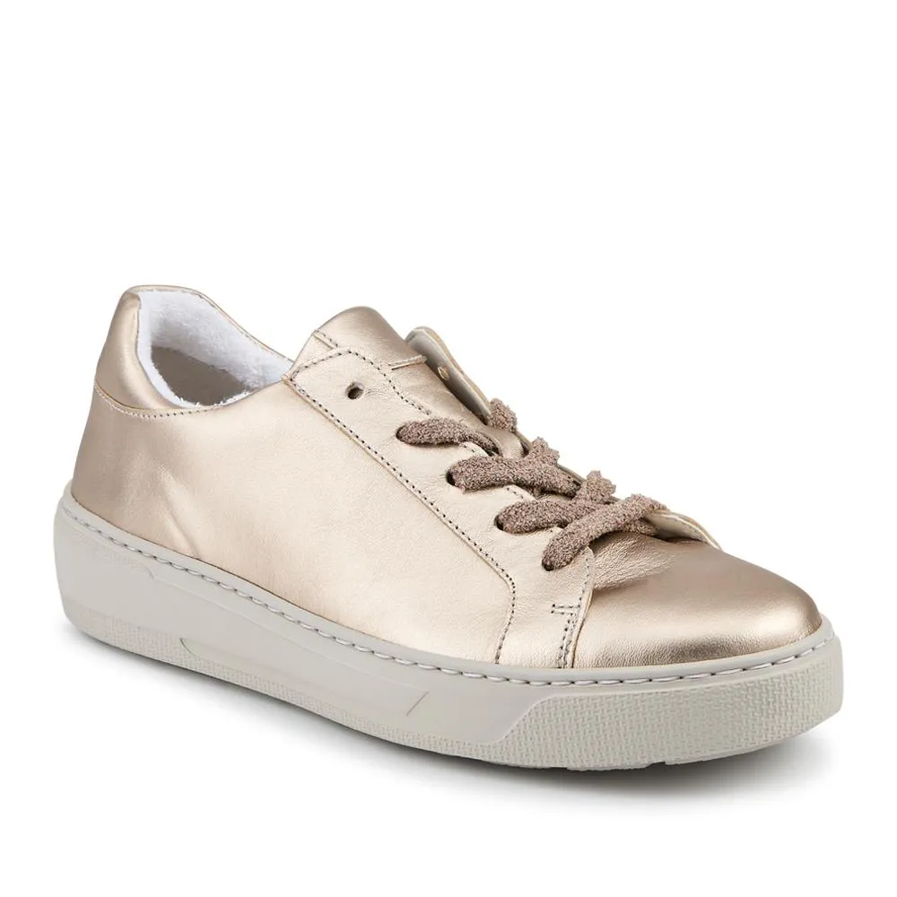 Gabor Leather Platform Trainers - GAB43001 / 328 667 - Gold sold by Jones Bootmaker product image thumbnail 2