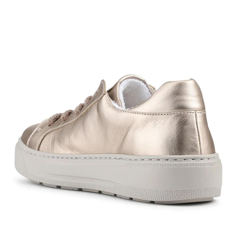 Gabor Leather Platform Trainers - GAB43001 / 328 667 - Gold sold by Jones Bootmaker product image thumbnail 3