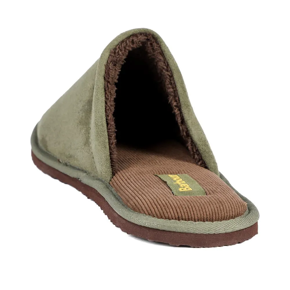 Cushioned Mule Slippers - BARBR40502 / 325 693 - Olive sold by Jones Bootmaker product image thumbnail 3