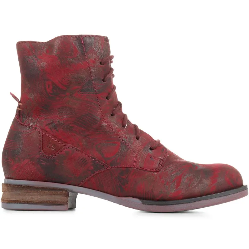 Sanja 01 Floral Print Leather Ankle Boot - JOSEF30505 / 316 098 sold by Jones Bootmaker