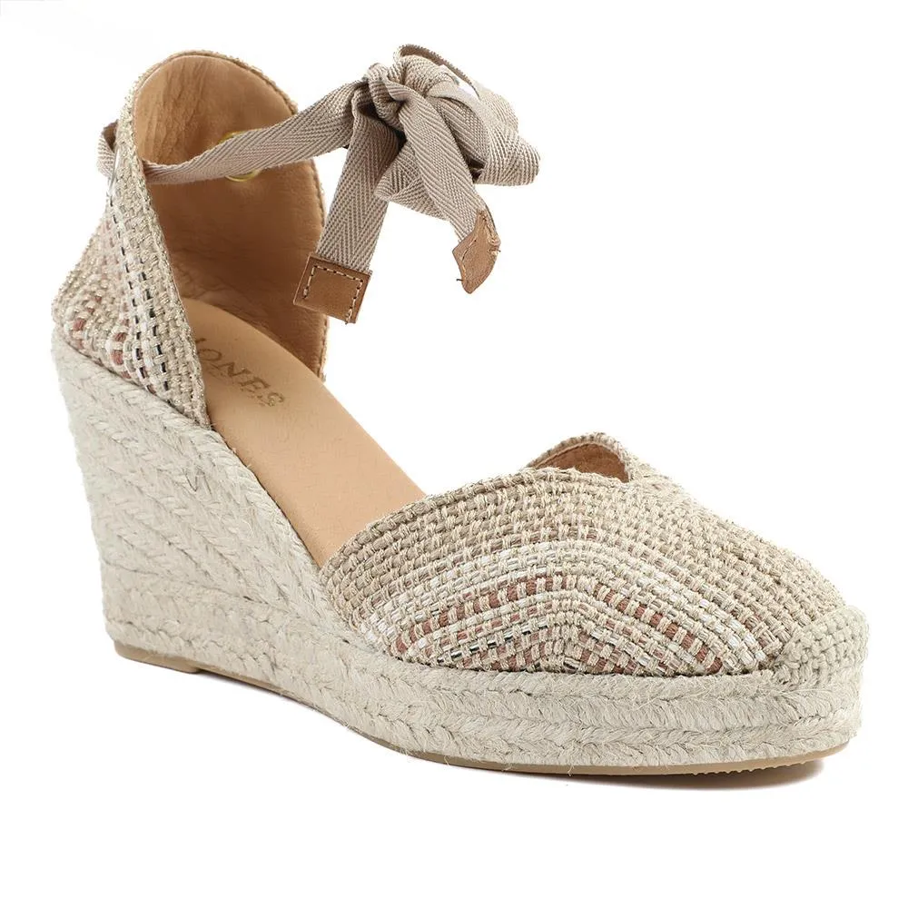 Alyssa Wedge Espadrille Sandals - ALYSSA / 320 328 - Beige Multi sold by Jones Bootmaker product image thumbnail 2