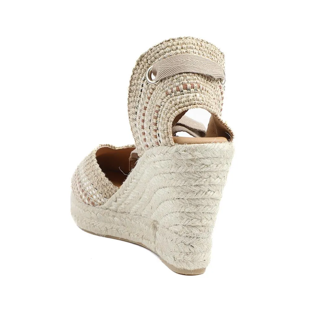 Alyssa Wedge Espadrille Sandals - ALYSSA / 320 328 - Beige Multi sold by Jones Bootmaker product image thumbnail 3