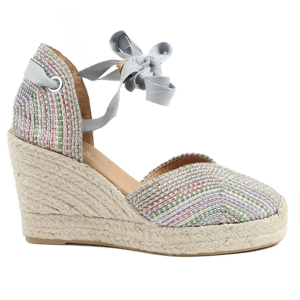 Alyssa Wedge Espadrille Sandals - ALYSSA / 320 328 - Multi sold by Jones Bootmaker