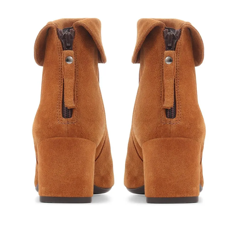 Lylah Heeled Ankle Boots - LYLAH / 322 544 - Cognac sold by Jones Bootmaker product image thumbnail 3