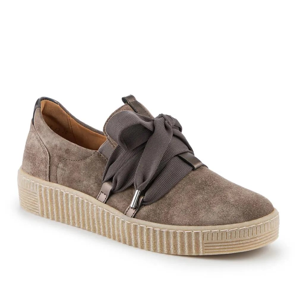 Waltz Gabor Lace-Up Trainers - GAB33506 / 319 497 - Stone sold by Jones Bootmaker product image thumbnail 2