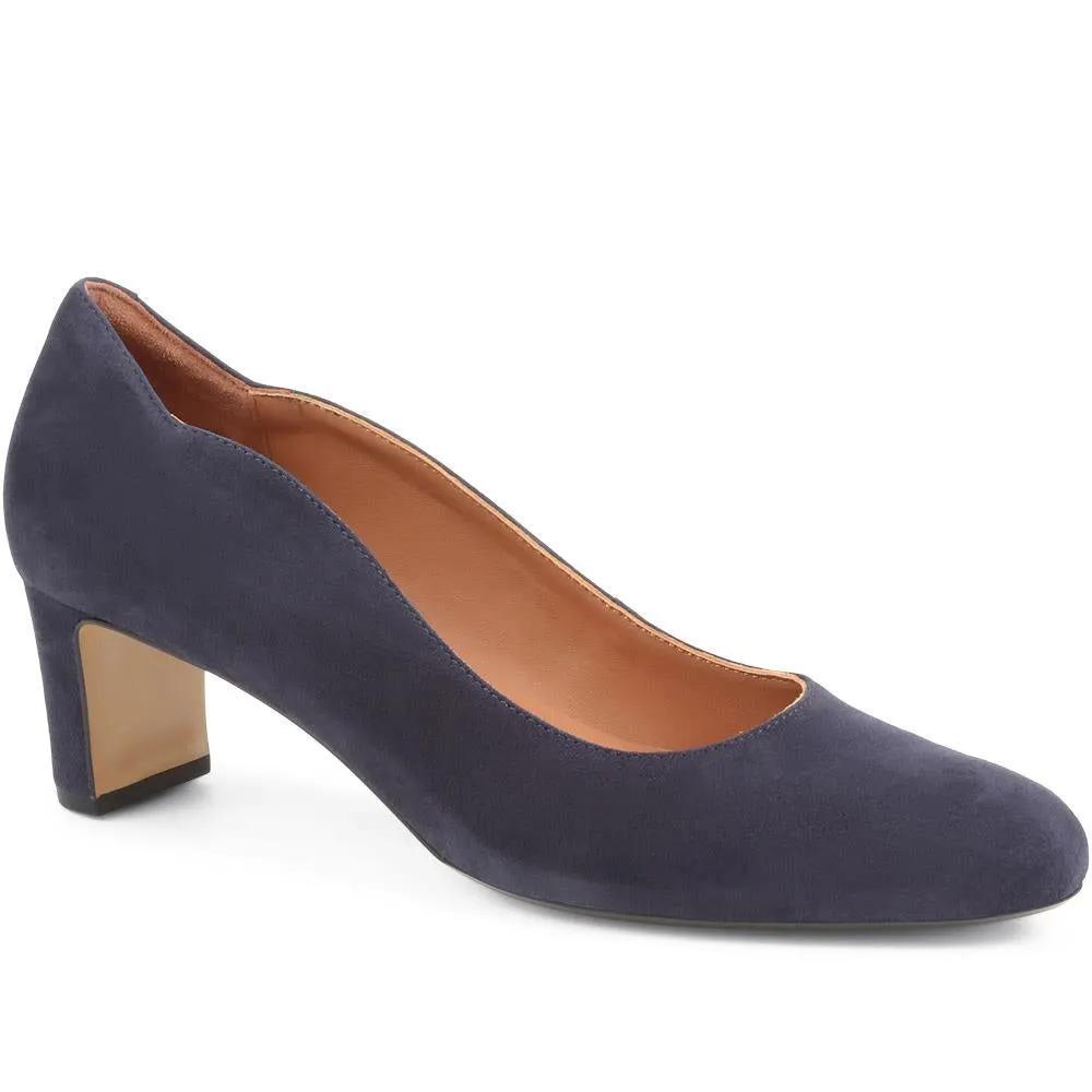 Zoey Leather Court Shoes - ZOEY / 323 597 - Navy sold by Jones Bootmaker product image thumbnail 3