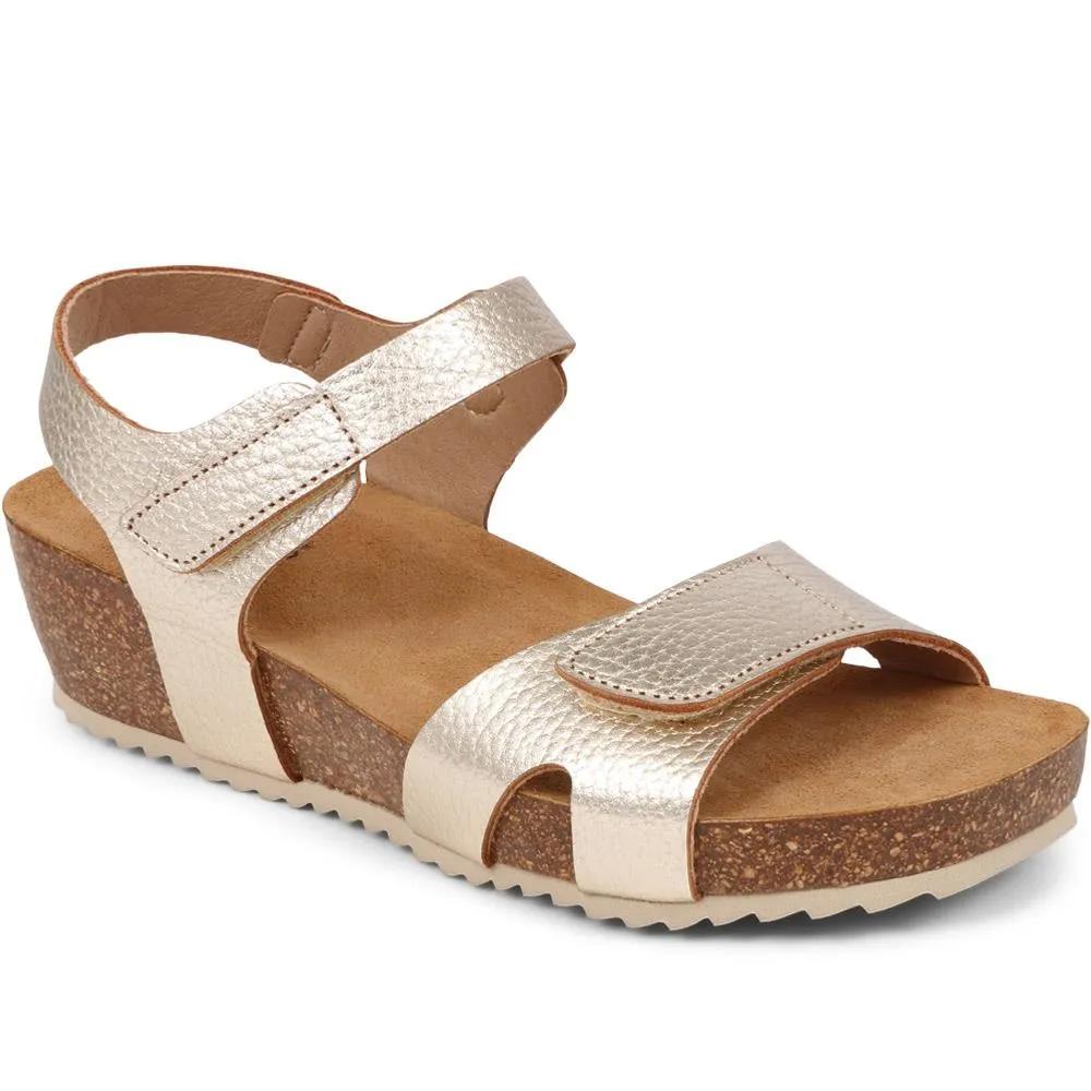 Joanie Leather Sandals - JOANIE / 325 288 - Gold sold by Jones Bootmaker product image thumbnail 2
