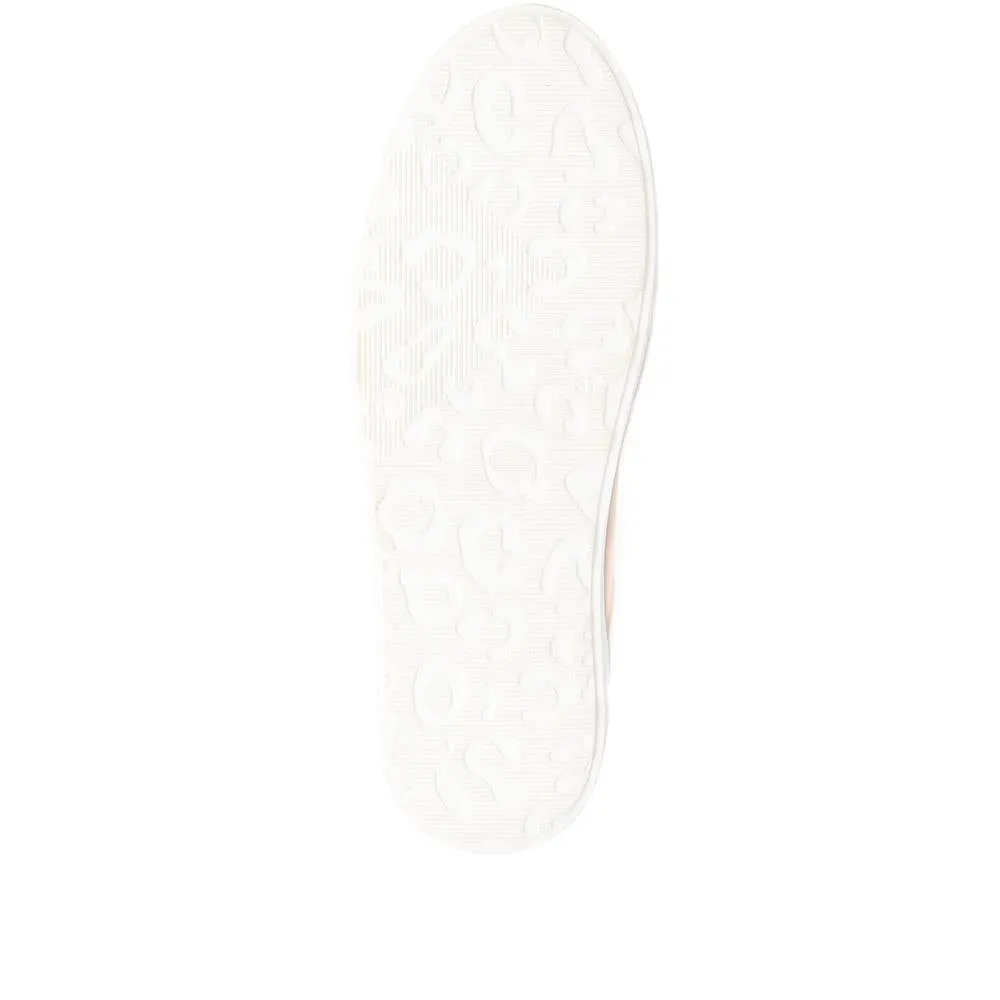 Amaliada Leather Platform Trainers - AMALIADA / 325 316 - Stone sold by Jones Bootmaker product image thumbnail 4