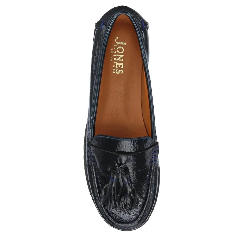 Leather Casual Slip-On Shoes - GERANIUM2 / 326 780 - Navy Patent sold by Jones Bootmaker product image thumbnail 4