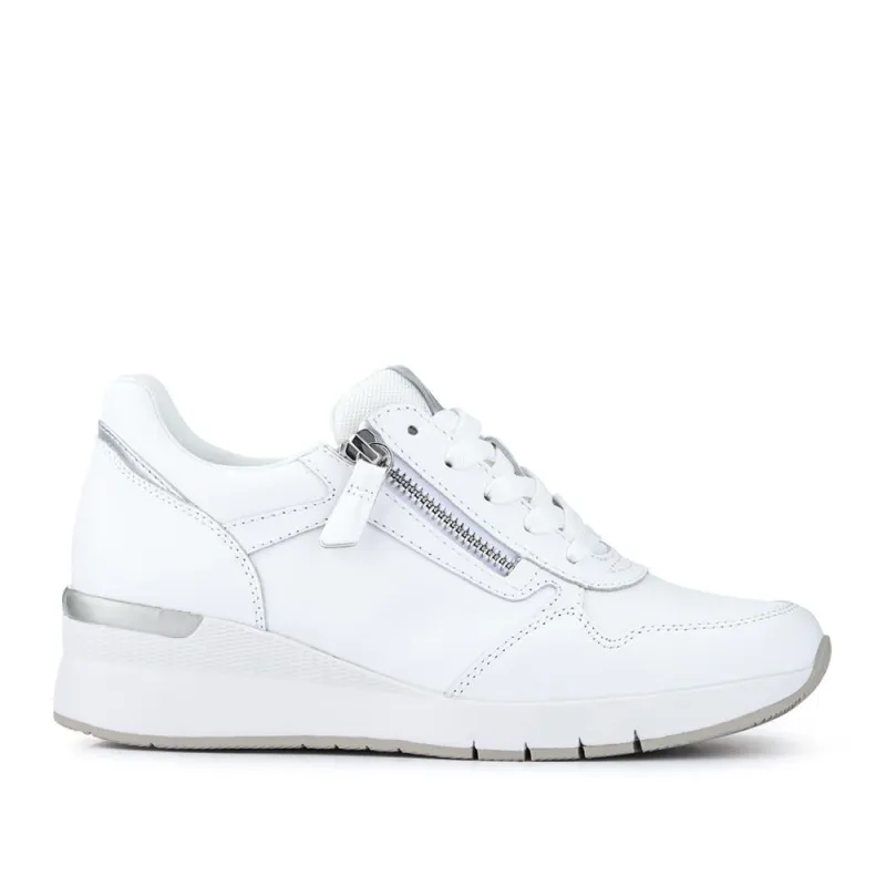 Louisina Dual-Fasten Chunky Trainers - GAB41502 / 326 980 - White made by Jones Bootmaker