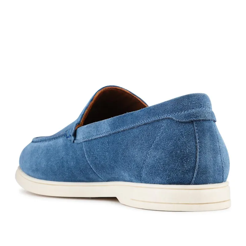 Raiden Suede Loafers - RAIDEN / 325 112 - Blue Suede sold by Jones Bootmaker