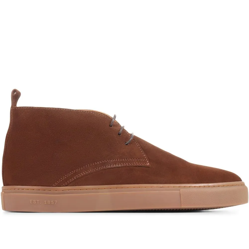 Sullivan Suede Chukka Boots - SULLIVAN / 319 268 - Cognac Suede sold by Jones Bootmaker