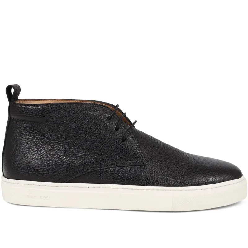 Sullivan Suede Chukka Boots - SULLIVAN / 319 268 - Black Grain sold by Jones Bootmaker