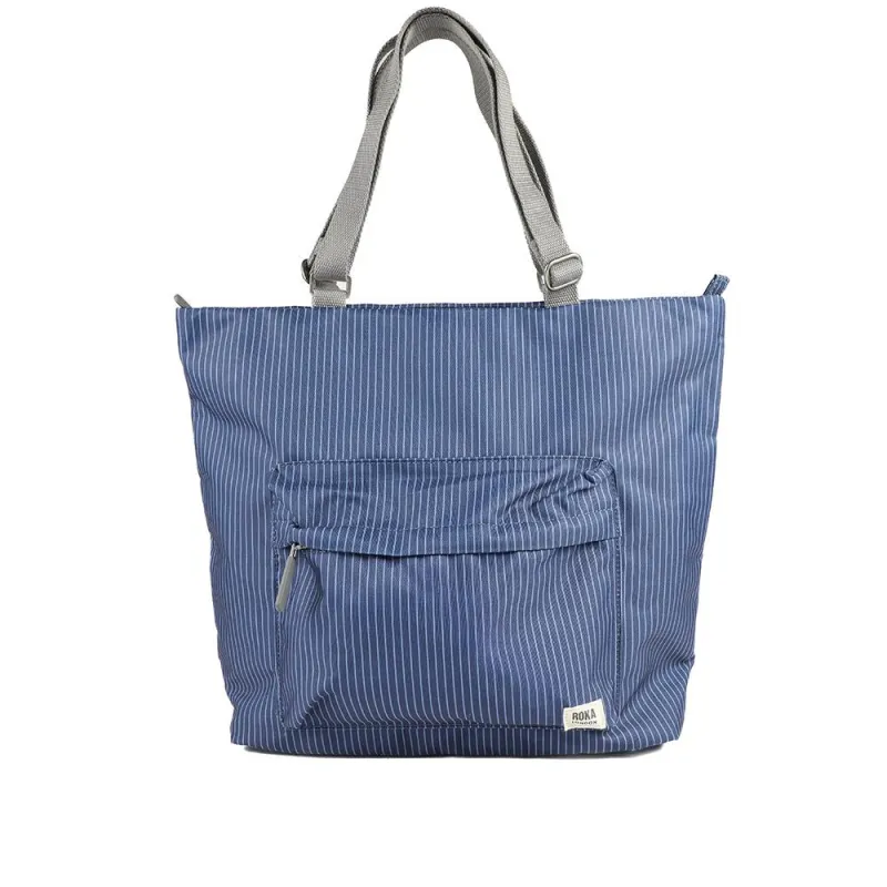 Weather Resistant Recycled Nylon Tote - ROKA43500 / 329 449 - Navy made by Jones Bootmaker