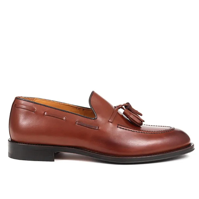 Cannon Street Handmade Men's Loafers - CANNONSTREET / 319 292 - Cognac sold by Jones Bootmaker