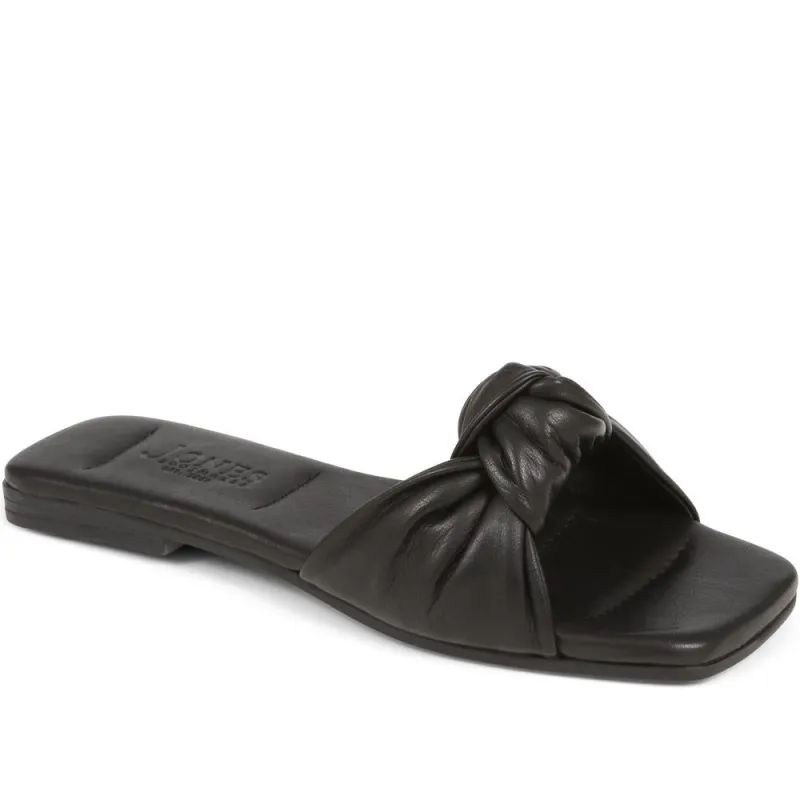 Madelena Slip-On Mules - MADELENA / 324 027 - Black made by Jones Bootmaker