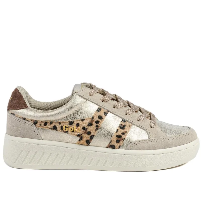 Gola Classics Women's Superslam Blaze II Trainers - JAC43506 / 328 797 - Metallic Leopard made by Gola