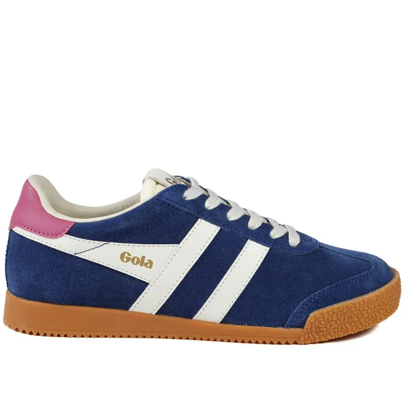 Gola Classics Men's Harrier Suede Trainers - JAC43509 / 328 801 - Navy-White made by Gola